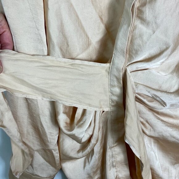 BB Dakota Revolve Tie Curious‎ Dress Champagne Size Small Style BL308547 S NEW - Picture 6 of 10